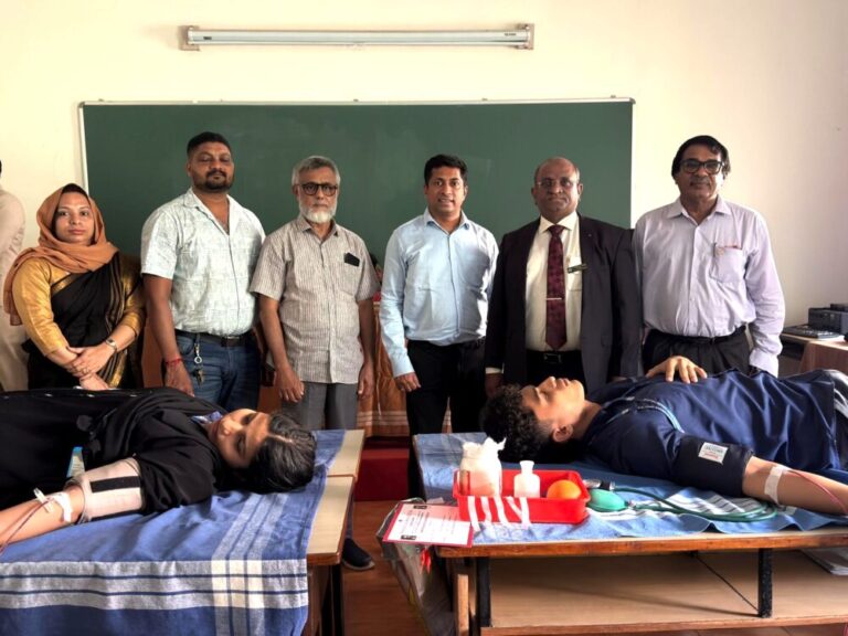 ಪಿ.ಎ ಕಾಲೇಜಿನಲ್ಲಿ ಬ್ಲಡ್ ಡೊನೇಶನ್ ಕ್ಯಾಂಪ್ :150 ಕ್ಕೂ ಮಿಕ್ಕಿ ದಾನಿಗಳಿಂದ ರಕ್ತದಾನ.