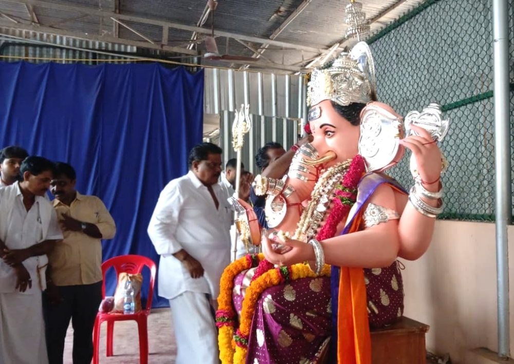 ಜಪ್ಪಿನಮೊಗರು ಸಾರ್ವಜನಿಕ ಗಣೇಶೋತ್ಸವಕ್ಕೆ ಗಣಪನ ಆಗಮನ