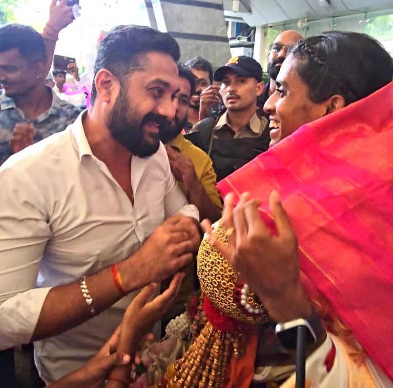 ಅಥ್ಲೆಟಿಕ್ ಎಂ.ಆರ್. ಪೂವಮ್ಮ ಅವರಿಗೆ ಆತ್ಮೀಯ ಸ್ವಾಗತ : ರಾಜ್ಯ ಸರ್ಕಾರದಿಂದ ಸೂಕ್ತ ಗೌರವ ಧನ ನೀಡಲು ಅಕ್ಷಿತ್ ಸುವರ್ಣ ಆಗ್ರಹ